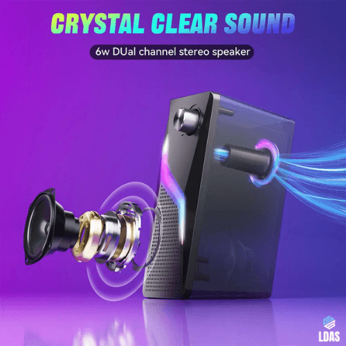 LDAS Computer Speakers for Desktop Monitor, USB/USB-C Powered PC Speakers EX-STOCK Canada