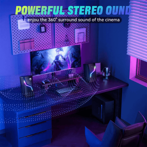 LDAS Computer Speakers for Desktop Monitor, USB/USB-C Powered PC Speakers EX-STOCK Canada