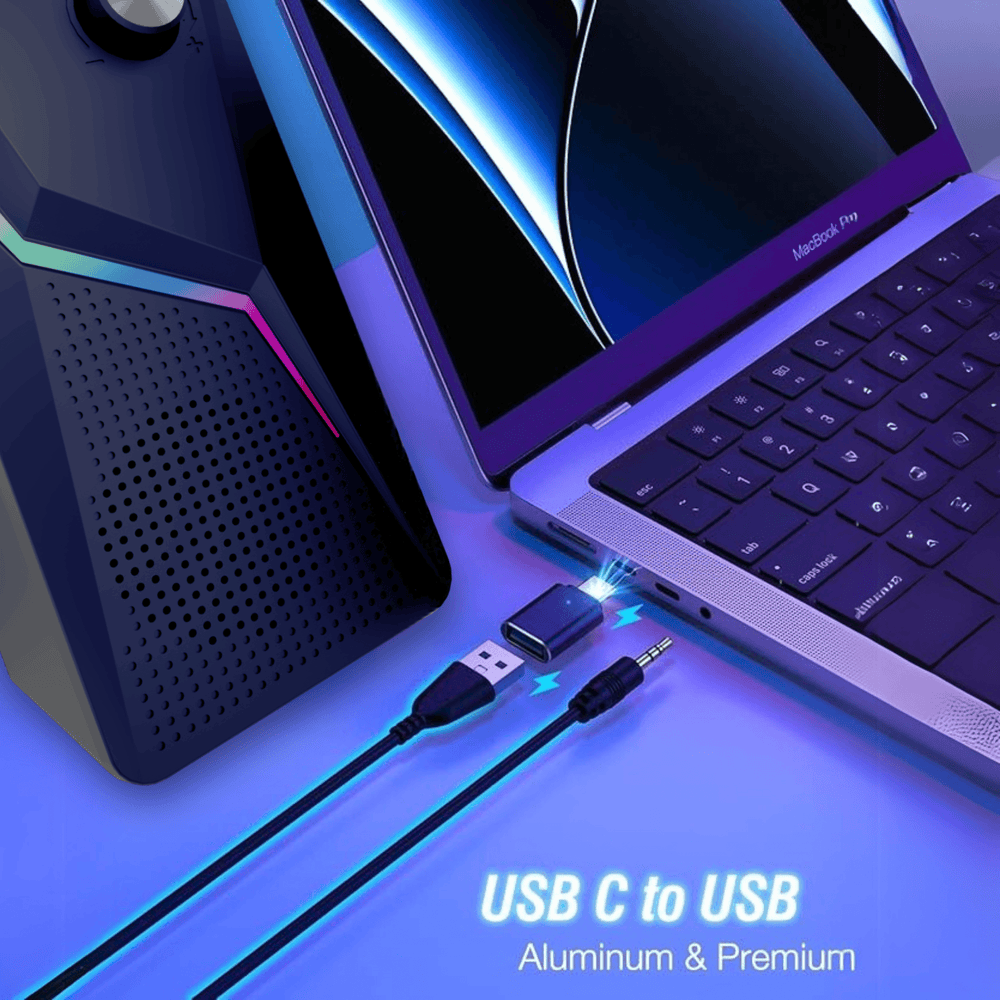 LDAS Computer Speakers for Desktop Monitor, USB/USB-C Powered PC Speakers EX-STOCK Canada