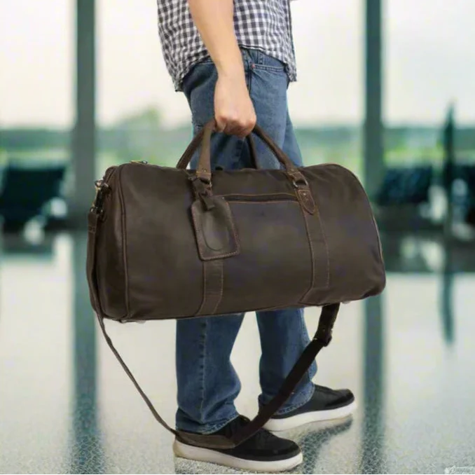 Greenwood Leather Weekend Travel Bag