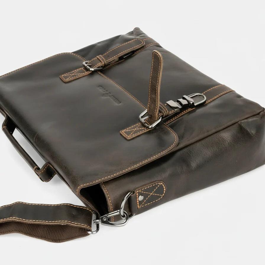 Sac pour ordinateur portable en cuir Greenwood