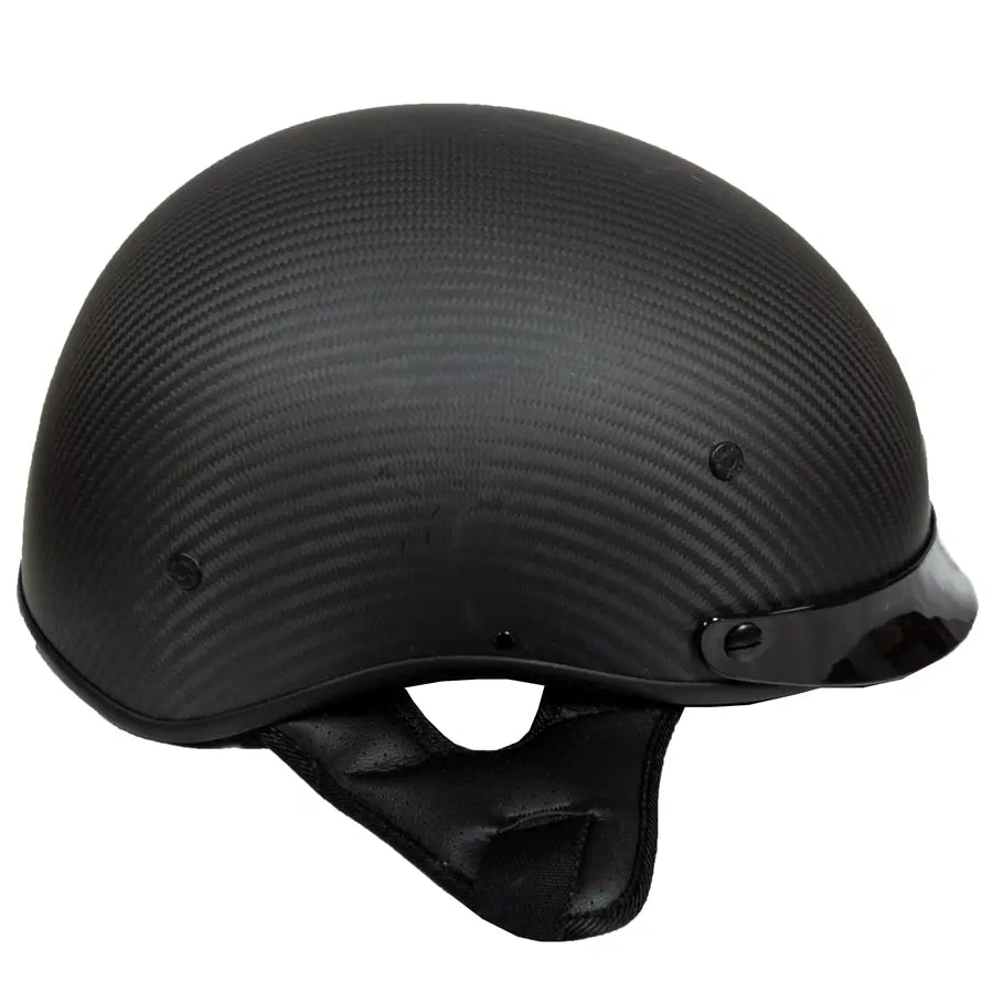 Casco semicerrado VOSS 707 Cruise de fibra de carbono mate negroEX-STOCK Canada