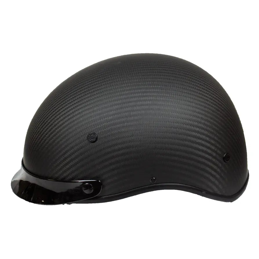 Casco semicerrado VOSS 707 Cruise de fibra de carbono mate negroEX-STOCK Canada