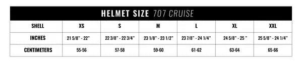 Casco semicerrado VOSS 707 Cruise de fibra de carbono mate negroEX-STOCK Canada