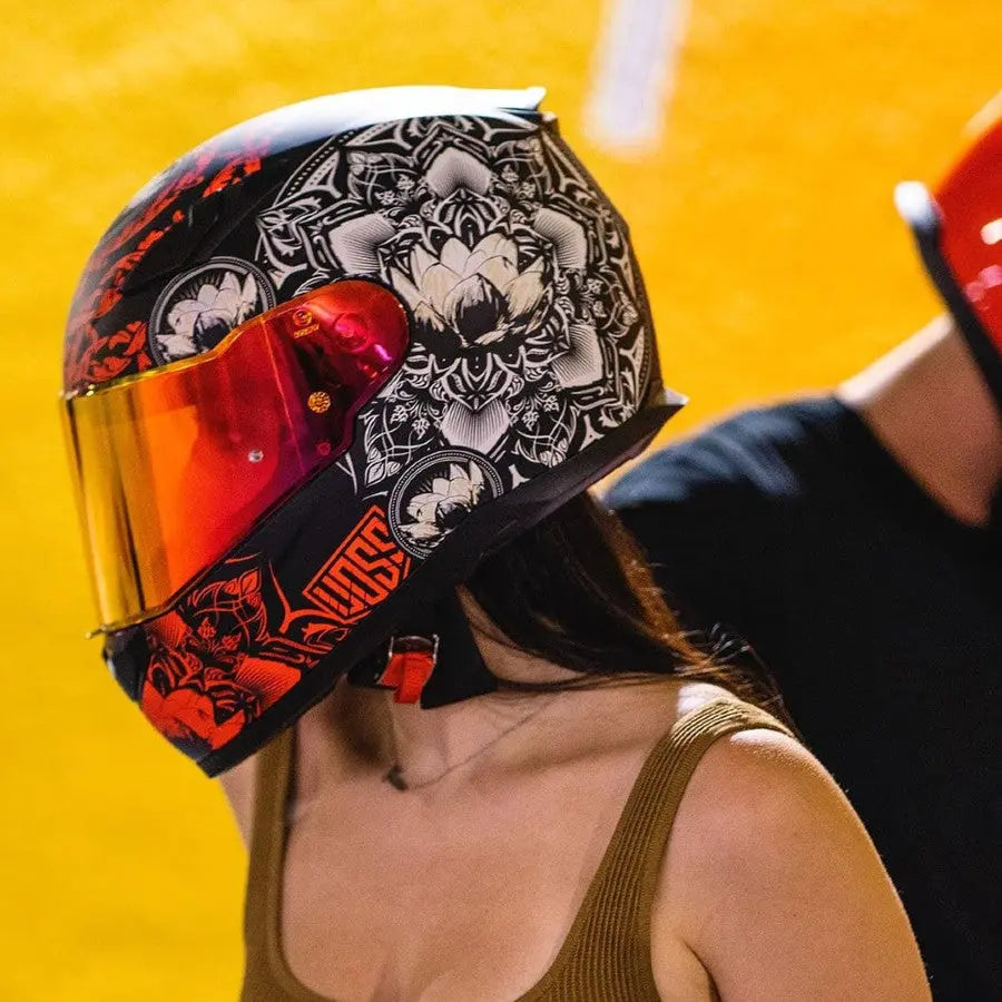 VOSS 988 Moto-1 Mandala HelmEX-STOCK Canada