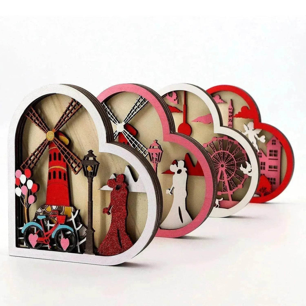 Valentine's Day Ferris Wheel Shape Decoration - EX-STOCK Canada