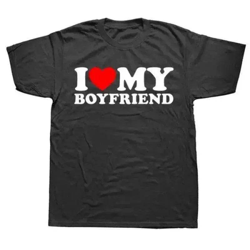 Valentine's Day I Love My Girlfriend Men's T-shirt - EX-STOCK Canada