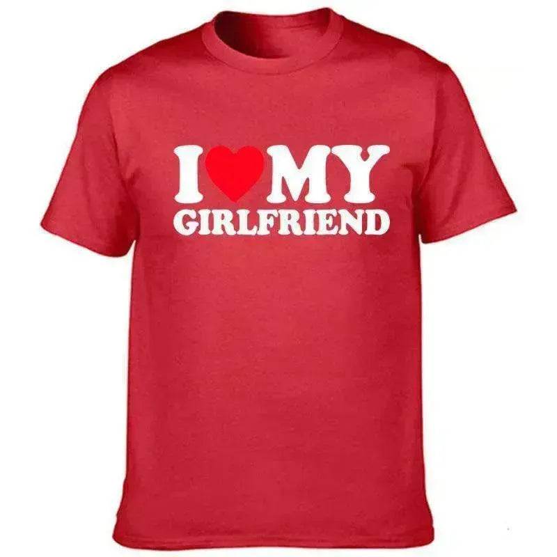 Valentine's Day I Love My Girlfriend Men's T-shirt - EX-STOCK Canada