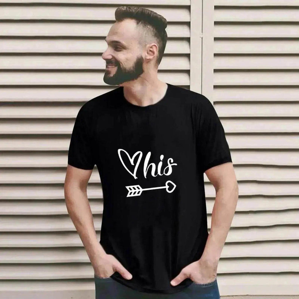 T-shirt couple Saint-Valentin manches courtes - EX-STOCK Canada