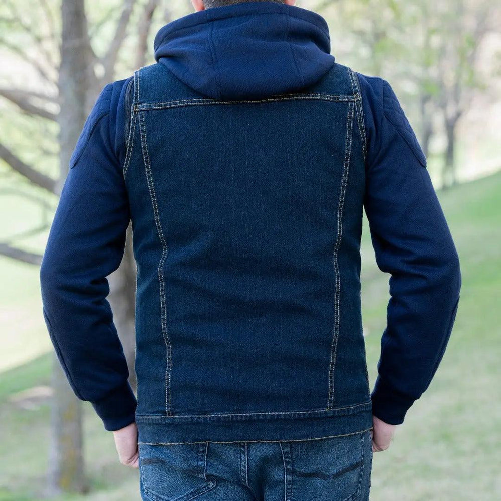 Versatile Denim Vest with Hoodie EX-STOCK Canada