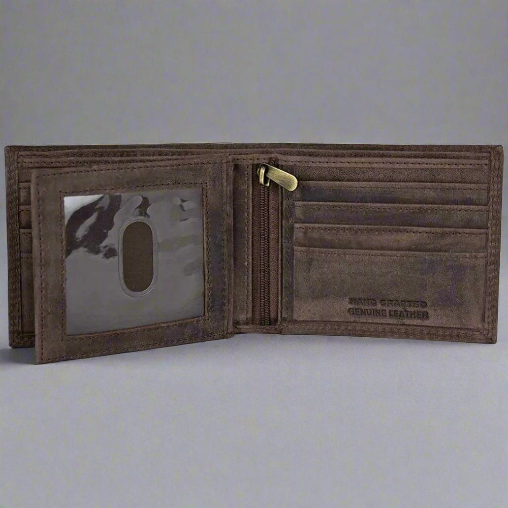 Viceroy Men's Bike Embossed Leather Wallet EX-STOCK Canada