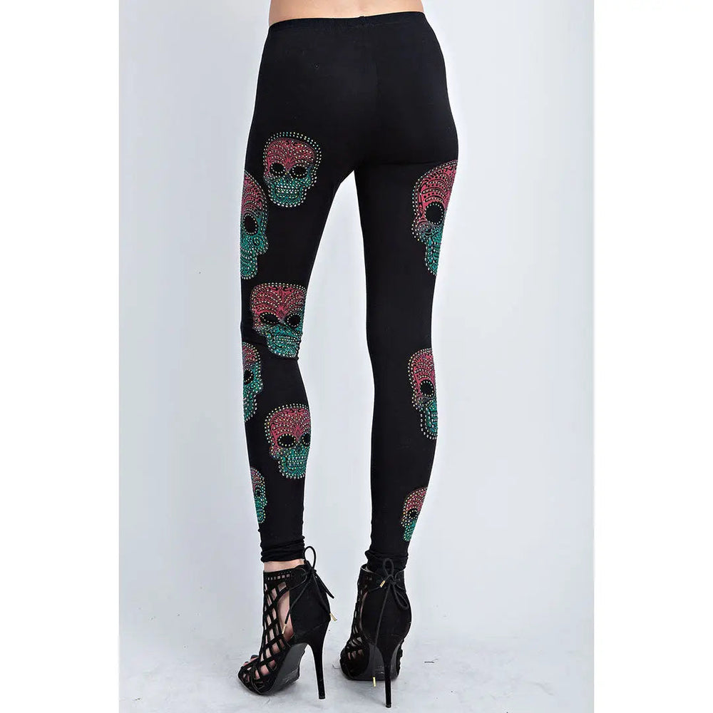 Leggings de Calavera de Azúcar para Mujer Vocal - EX-STOCK Canada