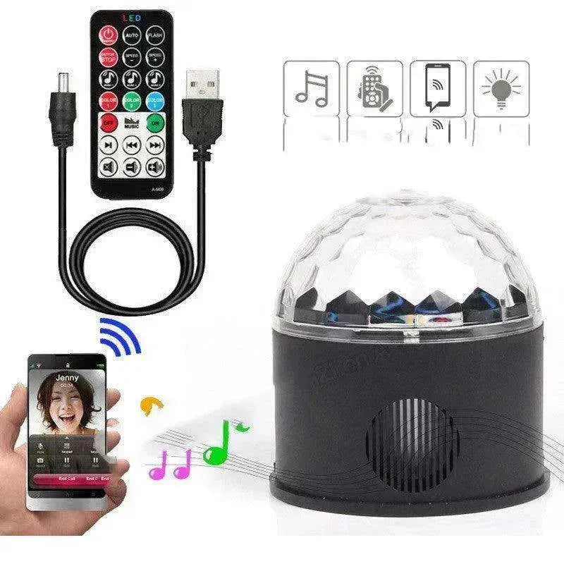 Contrôle vocal Lampe projecteur d'ambiance DISCO - EX-STOCK CANADA