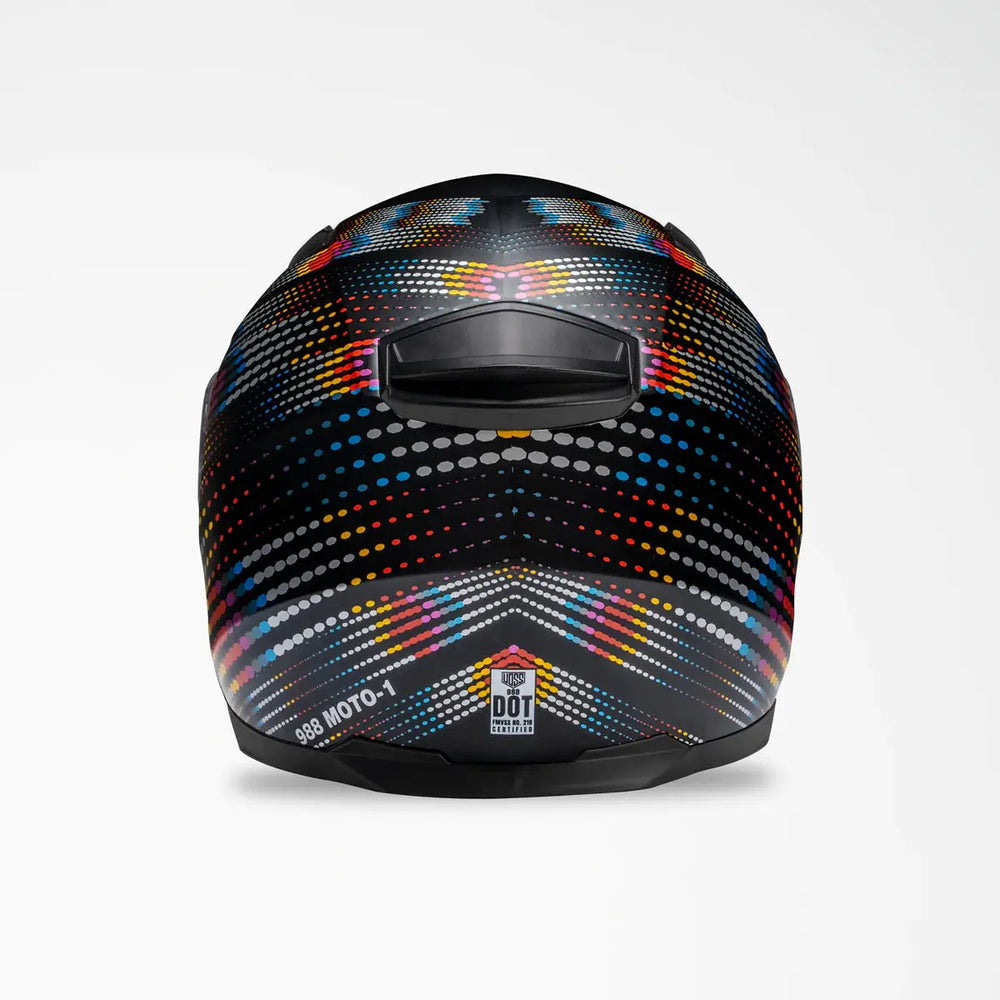 Casco Fractal de Metal Voss 988 Moto-1EX-STOCK Canada