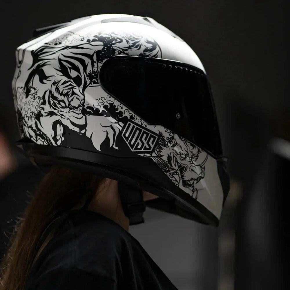 Casque de moto Voss 989 Moto-V ReiEX-STOCK Canada