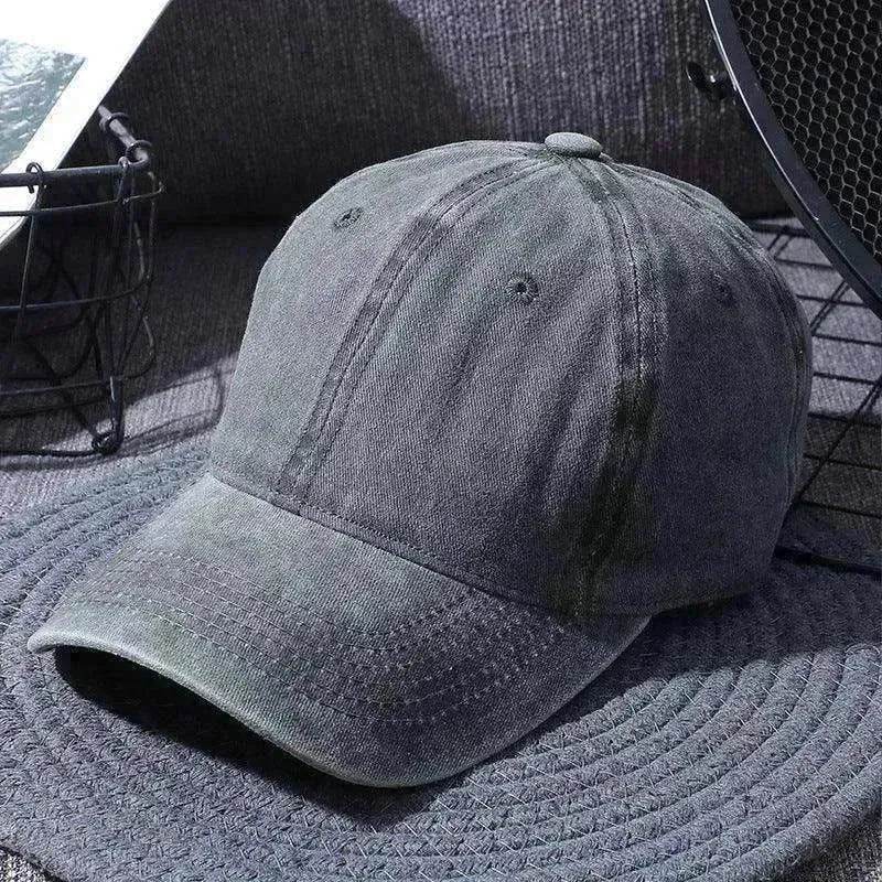 Washed Baseball Caps For Men And Women Outdoor Distressed Sun Hats Simple Caps - EX-STOCK Canada