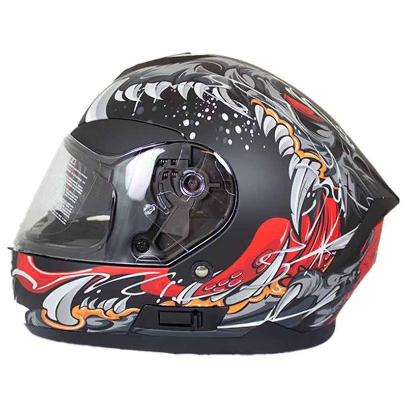 West Coast Leather Monster Skull Biker Helmet EX-STOCK Canada