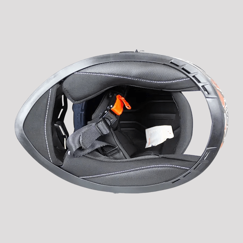 Casque de motard Crâne de Monstre en Cuir de la Côte Ouest