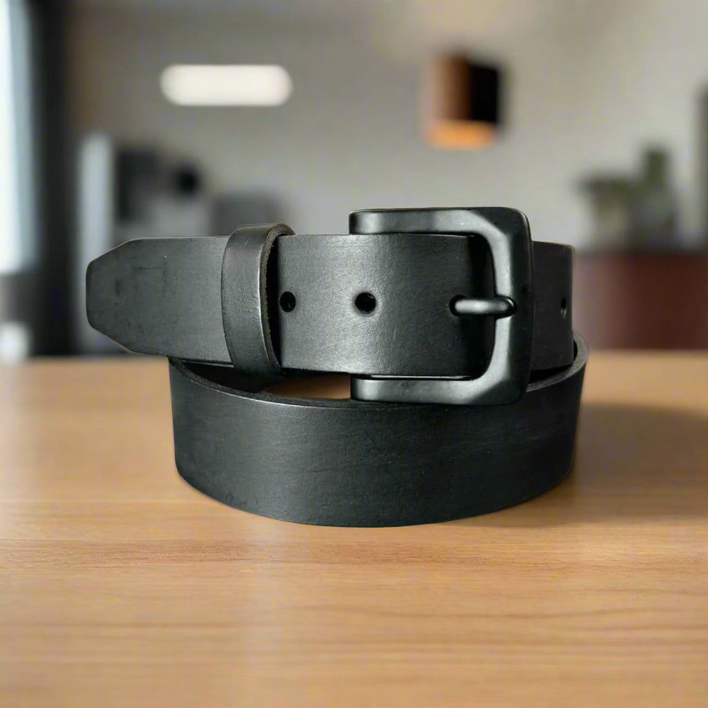 Ceinture pour homme en cuir grain BuffaloEX-STOCK Canada