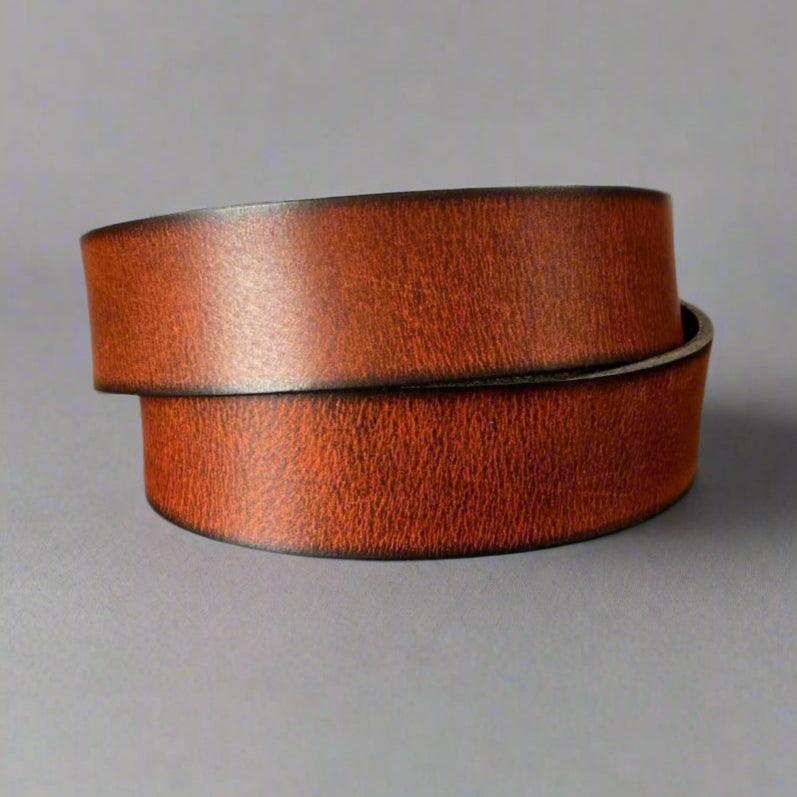 Men's Buffalo Grain Leather Belt EX-STOCK Canada