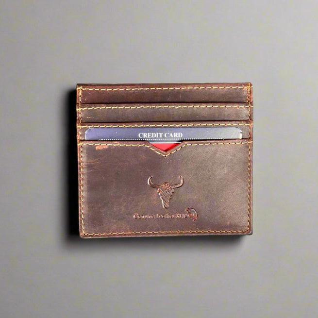 Men’s Slim Cow Leather Card Case EX-STOCK Canada