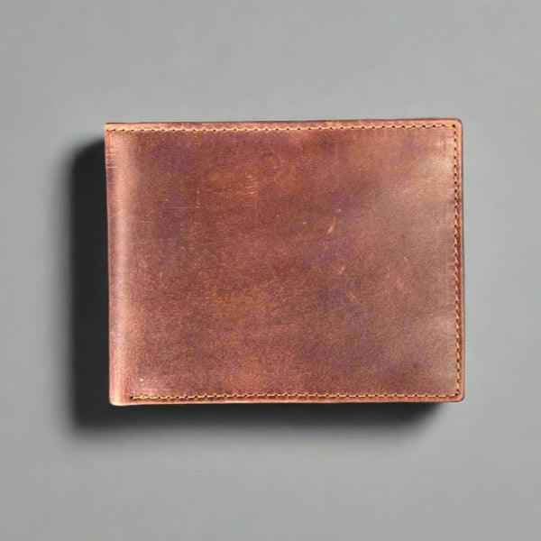 Men’s Slim Bifold Cow Leather Wallet EX-STOCK Canada