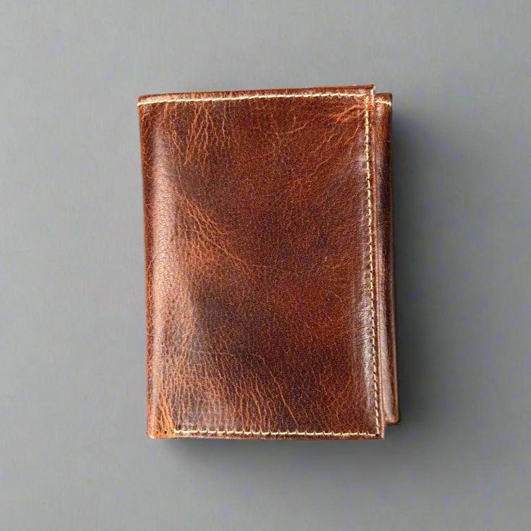 Men’s Slim Trifold Cow Leather Wallet EX-STOCK Canada