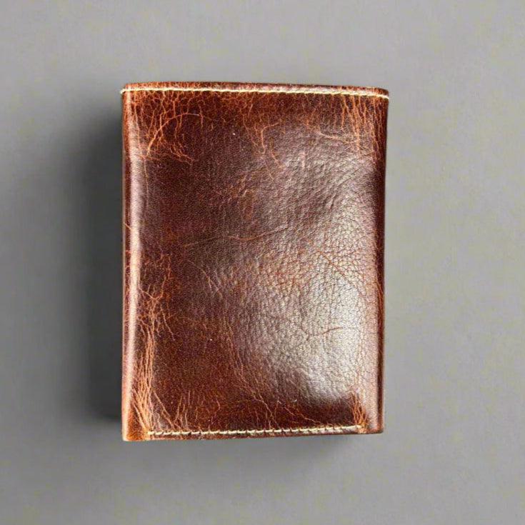 Men’s Slim Trifold Cow Leather Wallet EX-STOCK Canada