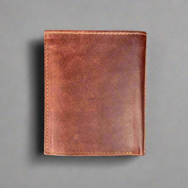 Men’s Bifold Flipout Cow Leather Wallet EX-STOCK Canada