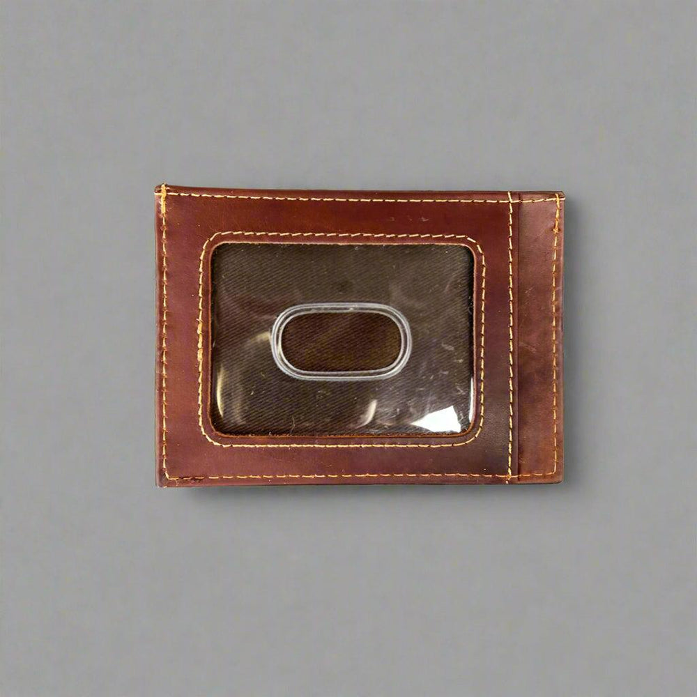 Men’s Cow Leather Card Case with ID Window EX-STOCK Canada