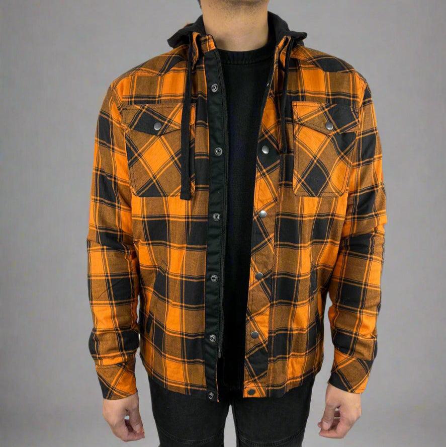 Chemise blindée pour homme avec capuche amovibleEX-STOCK Canada