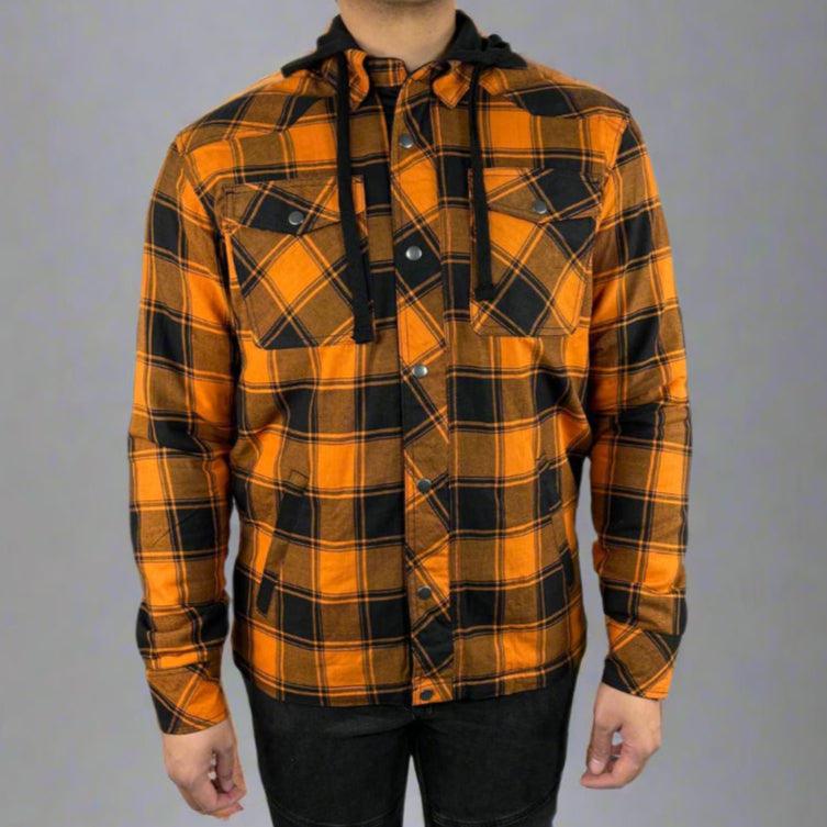 Chemise blindée pour homme avec capuche amovibleEX-STOCK Canada