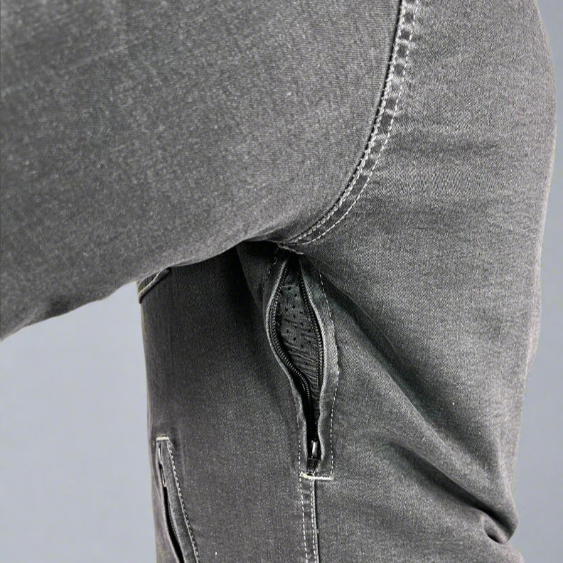 Camisa de mezclilla con armadura para hombre con capucha desmontableEX-STOCK Canada