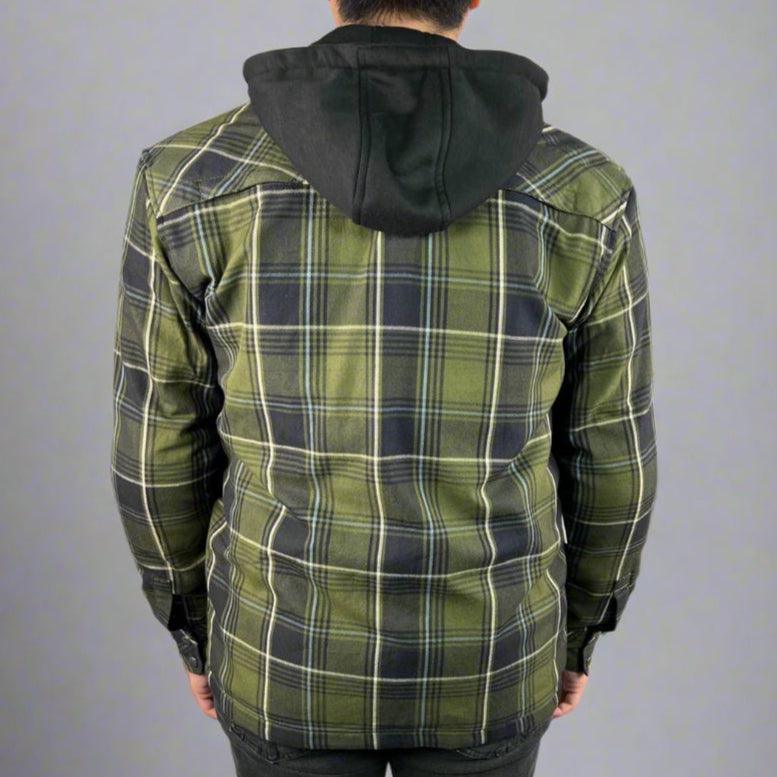 Chemise blindée pour homme avec capuche amovibleEX-STOCK Canada
