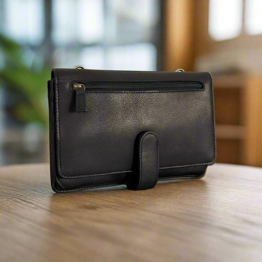 Derek Alexander Deluxe Leather Organizer Clutch Purse EX-STOCK Canada