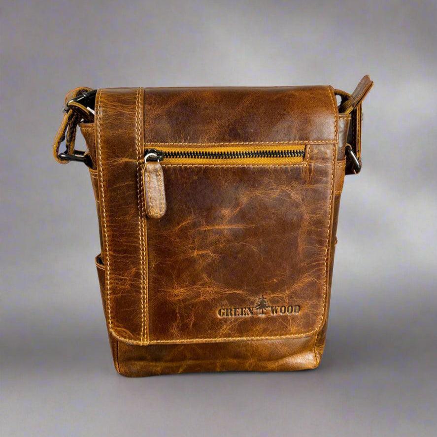 Greenwood Leather Henry Mini-Messenger Bag EX-STOCK Canada
