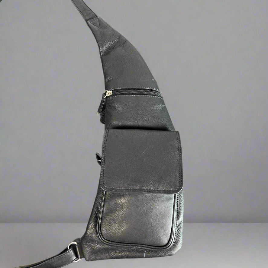 حقيبة جلدية عابرة للجسم من JBG International. حقيبة كروس بودي فاخرة لحمل المدينة الحديثةEX-STOCK Canada