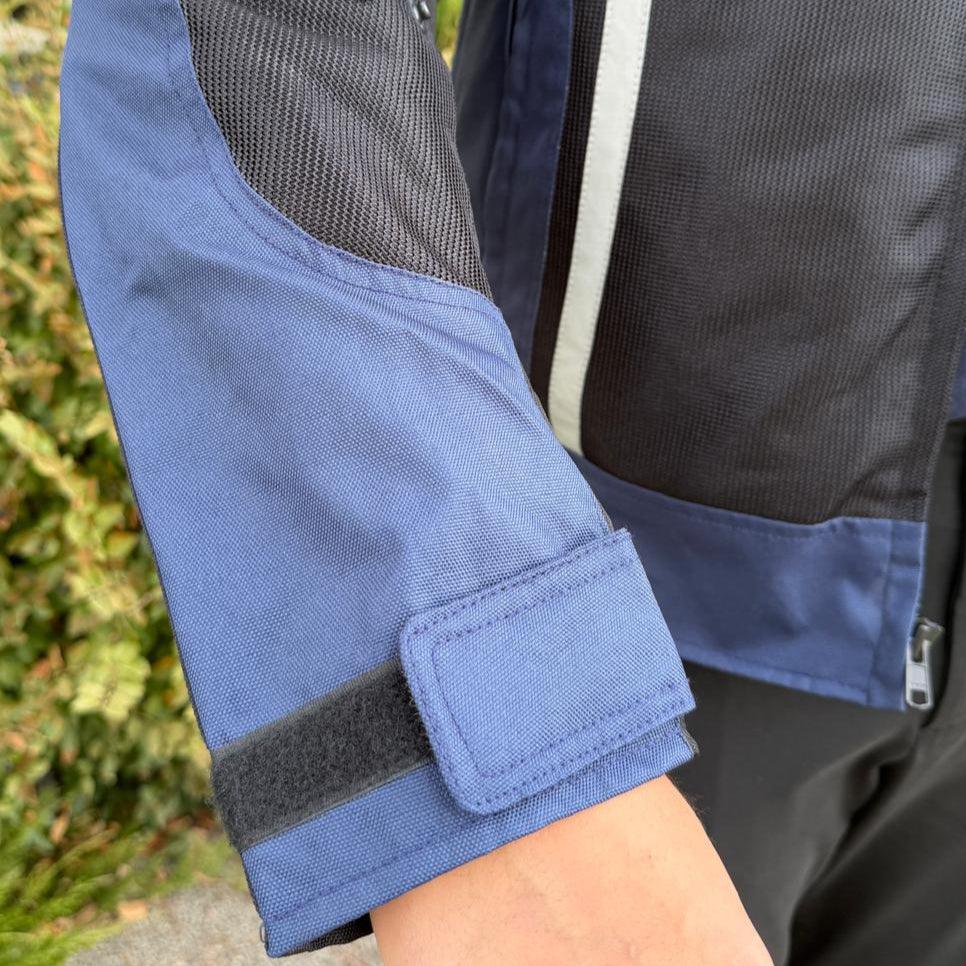 Men's Textile Motorcycle Jacket. Protective Armor, Reflective Strips & Multiple Pockets EX-STOCK Canada
