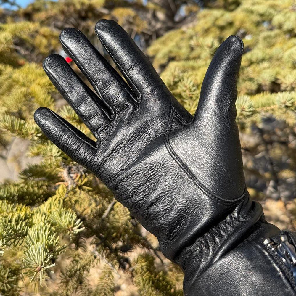 Women's Touchscreen Sheep Leather Gloves with Wool Blend Lining EX-STOCK Canada