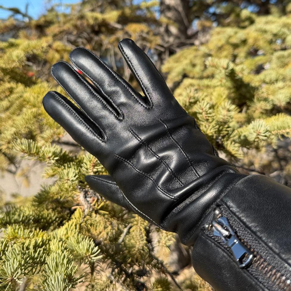 Women's Touchscreen Sheep Leather Gloves with Wool Blend Lining EX-STOCK Canada