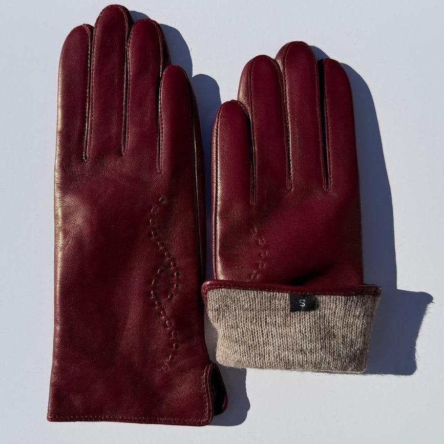 Women's Drum Dyed Lamb Leather Gloves with Wool Blend Lining EX-STOCK Canada