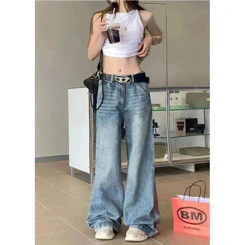 Jean pantalon street en denim cargo large et ample style boyfriend EX-STOCK Canada