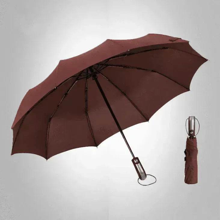 Windproof Auto Luxury Umbrella for Rain, Black Coating - EX-STOCK Canada