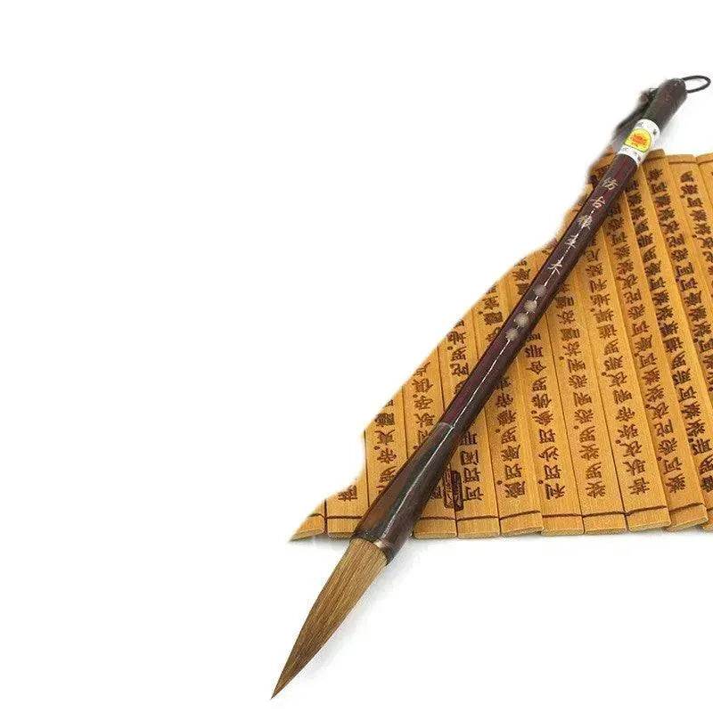 Brosse à tige en acier de grande et petite taille Wolf Hao - Ensemble de peinture et calligraphie Longfeng EX-STOCK Canada