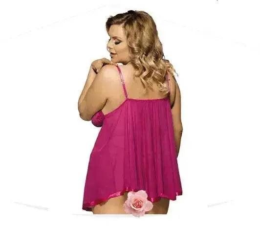 Lingerie charmante pour femmes Grande taille Vêtements de nuit Robe de nuit - EX-STOCK Canada