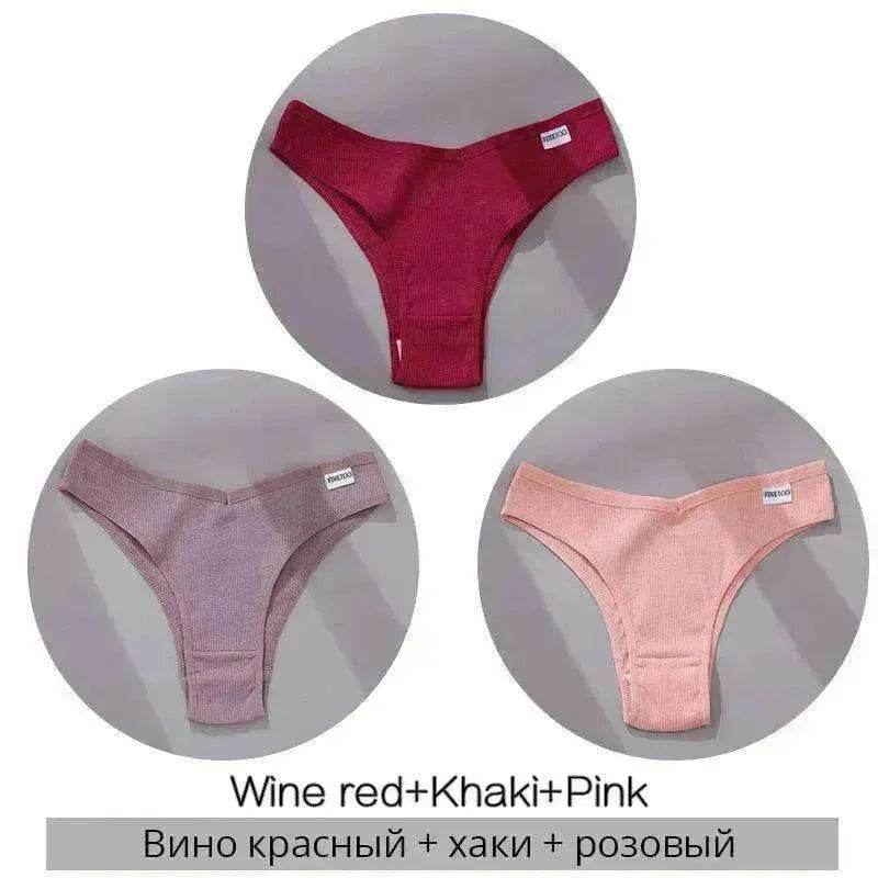 Women Cotton Underwear Women Thong Charming Underwear - EX-STOCK Canada