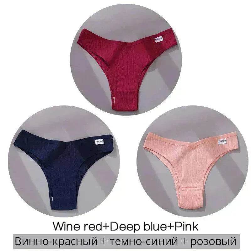 Women Cotton Underwear Women Thong Charming Underwear - EX-STOCK Canada