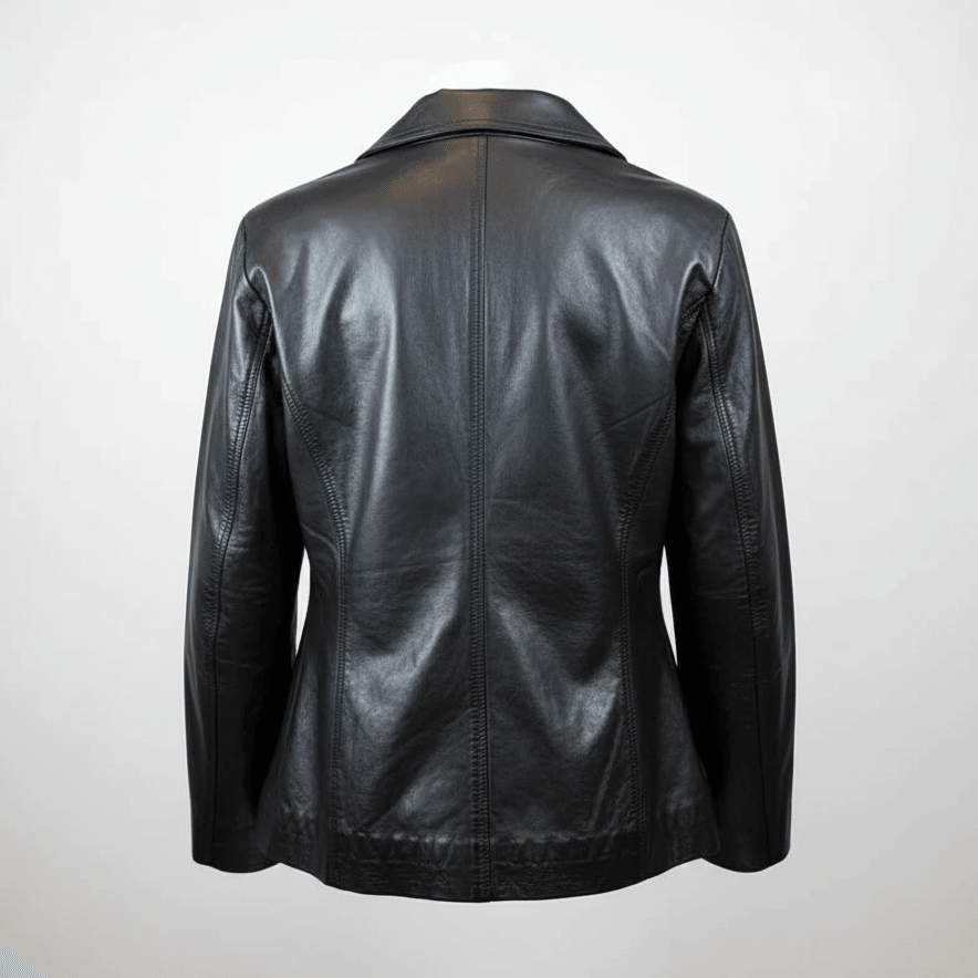 Veste blazer pour femmes en cuir cousuEX-STOCK Canada