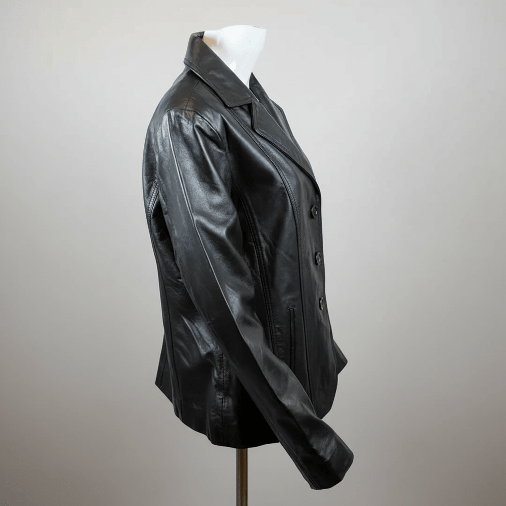Veste blazer pour femmes en cuir cousuEX-STOCK Canada