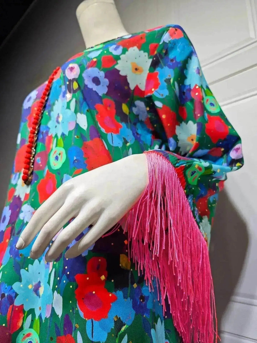 Women's Bronzing Printed Casual Dubai Arab Robe - EX-STOCK Canada